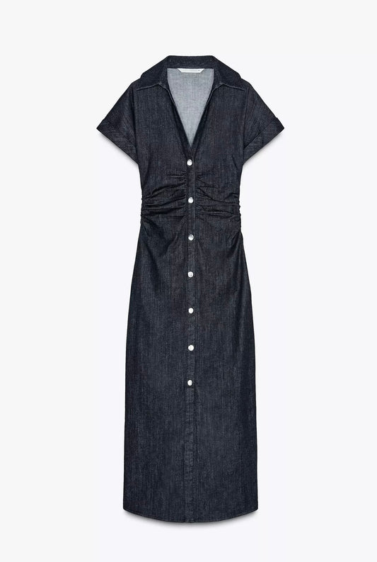 Denim Midikleid