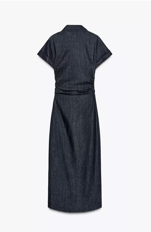 Denim Midikleid
