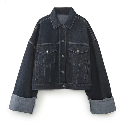 Dunkel-Jeans Set
