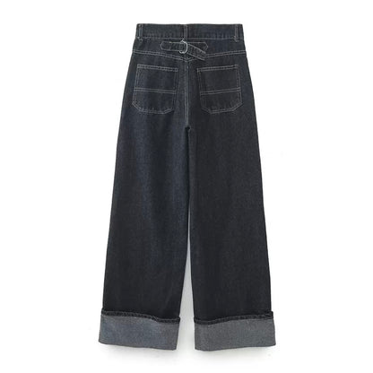 Dunkel-Jeans Set